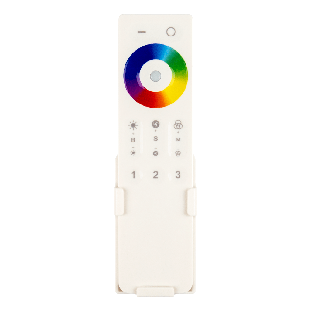 Mando para controlador 2.4GHz. RGBW (3 zonas máx.) DC12V:192W / DC24V:384W
