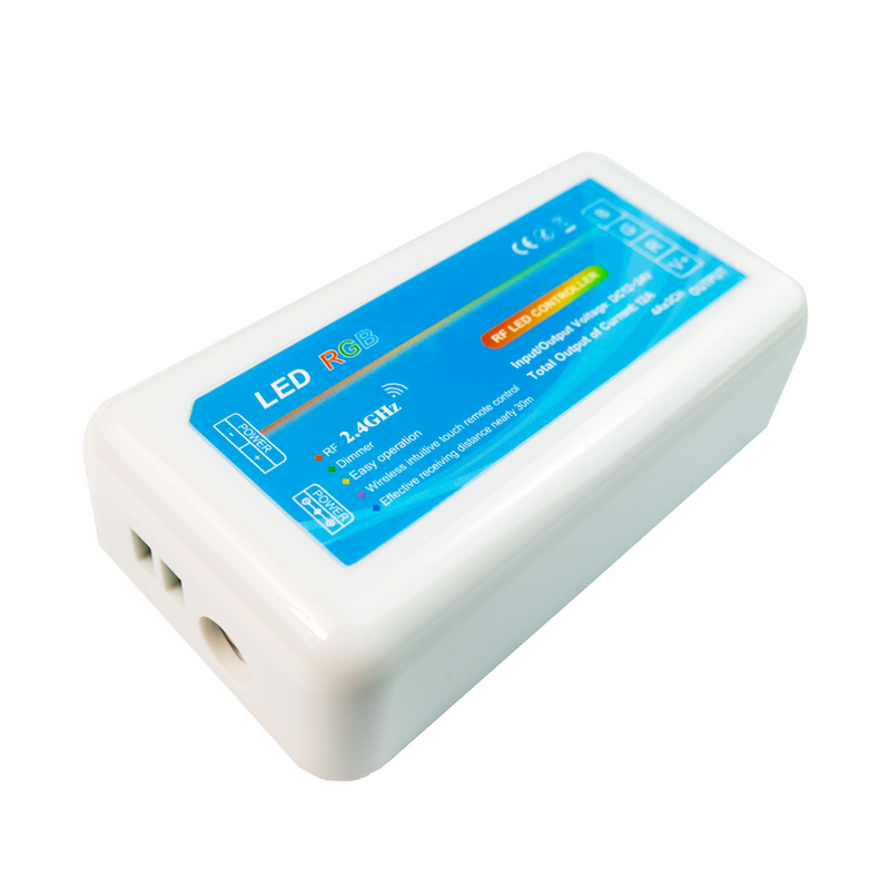 Controlador 2.4GHz. para tiras LED RGB (4 zonas máx.) DC12V: 144W / 24V:288W