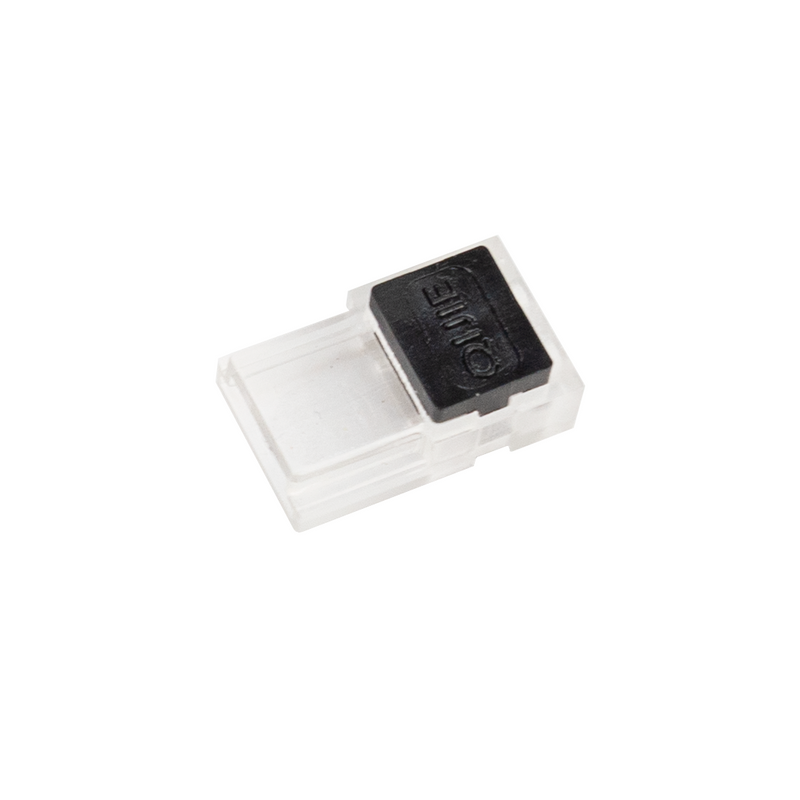 Conector de tira LED monocolor IP20 de 8 mm. a cable de 2 hilos