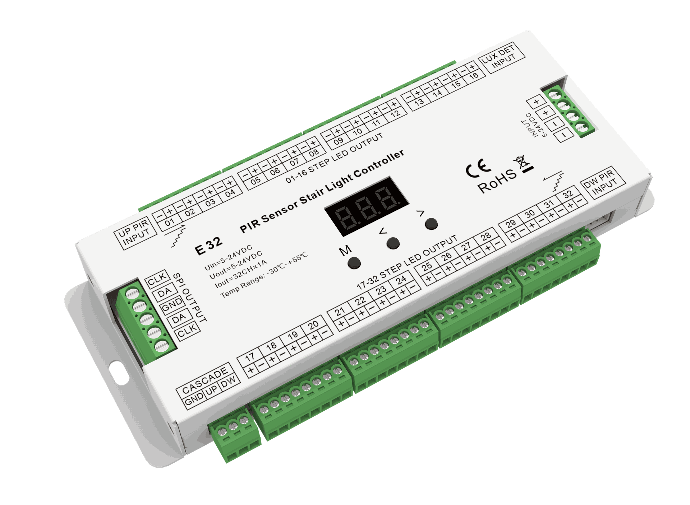 Controlador para escalera con sensor PIR. E32