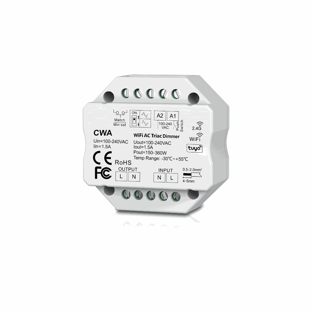 Regulador WiFi & RF Triac. CWA