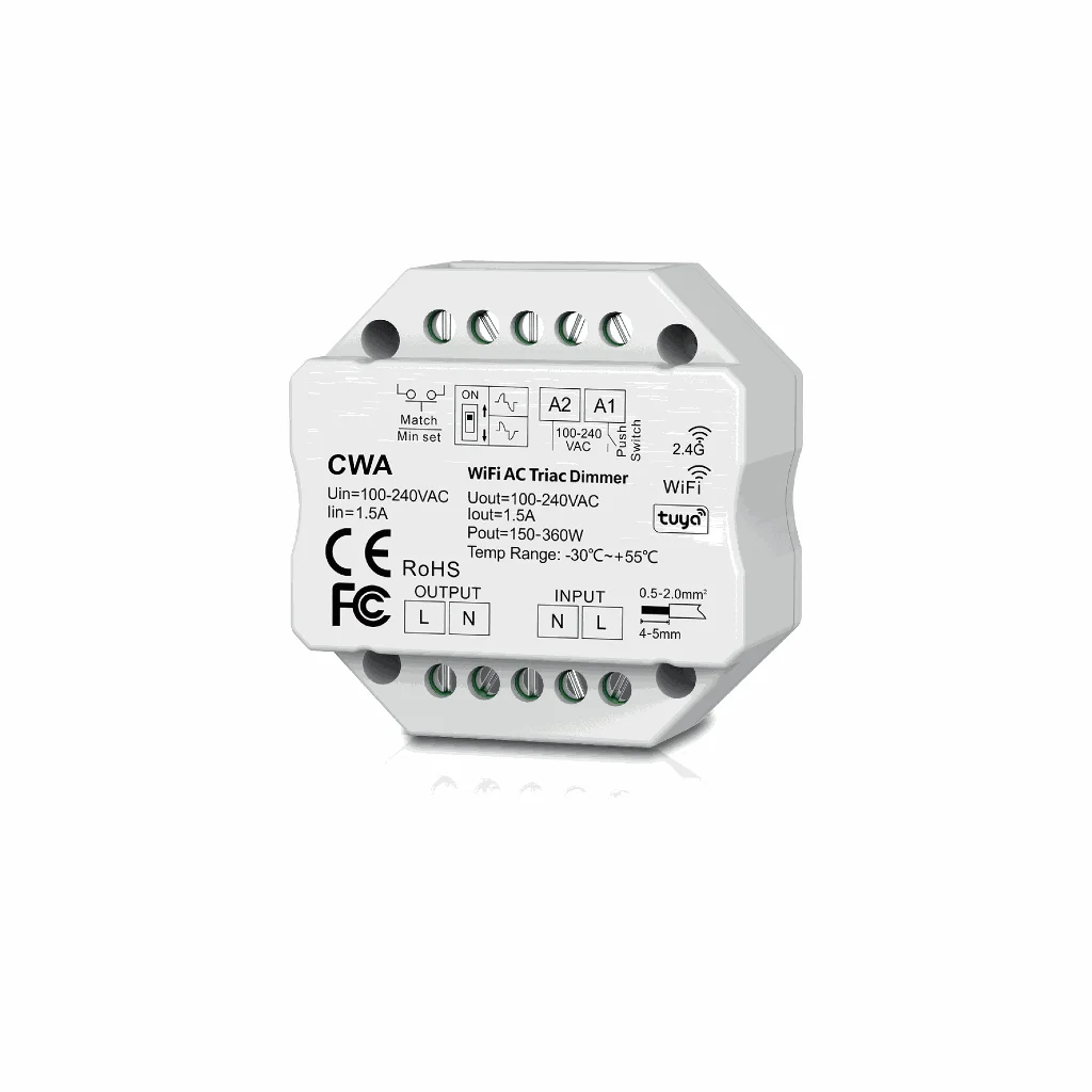 Regulador WiFi y RF Triac