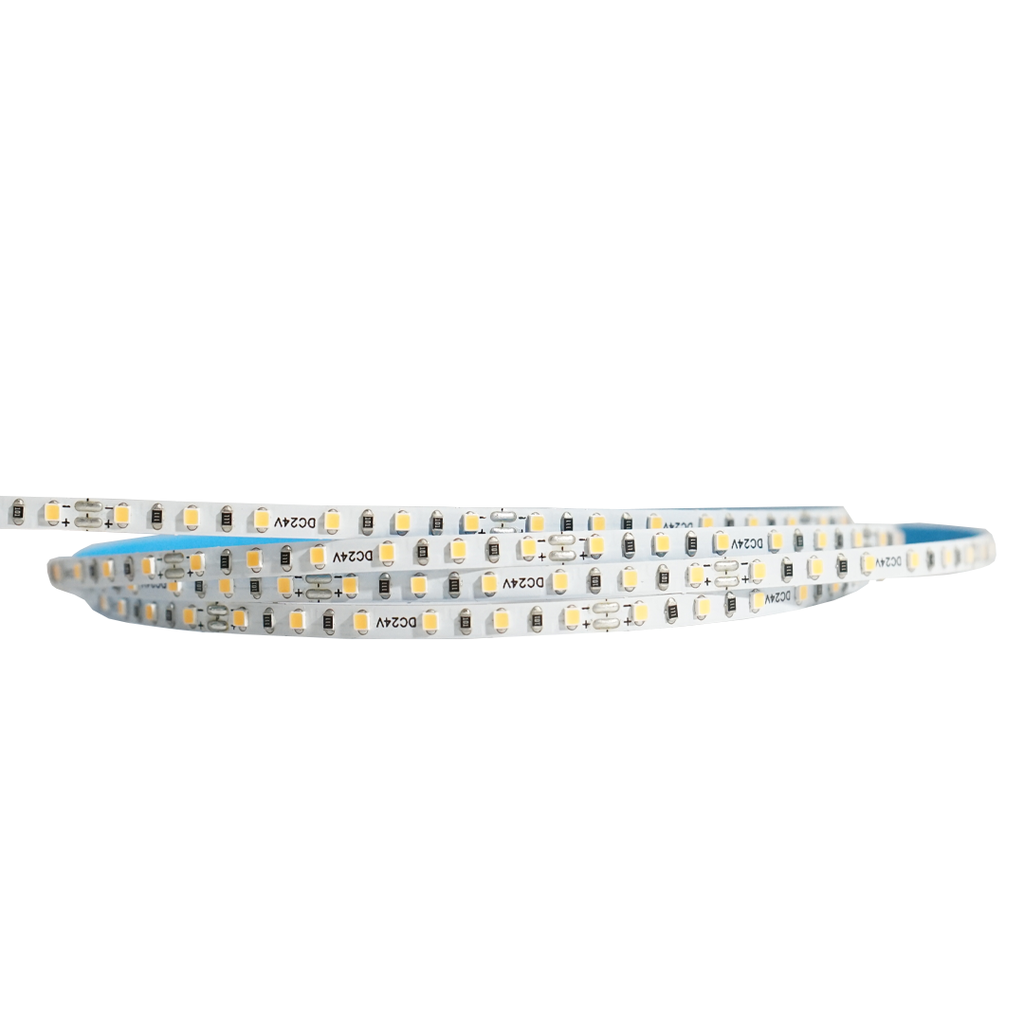 Tira LED 9W DC24V 120LEDs/m SMD2216 IP20 4000K Luz neutra 5m.4mm