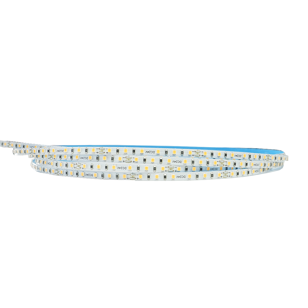 Tira LED 9W 120LEDs/m SMD2216 IP20 3000K DC24V 5m.4mm