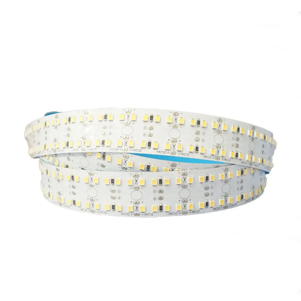 Tira LED 36W ALTA LUMINOSIDAD 5000 Lm/m 320LEDs/m SMD2835 IP20 3000ºK DC24V 10mm 5m (copia)