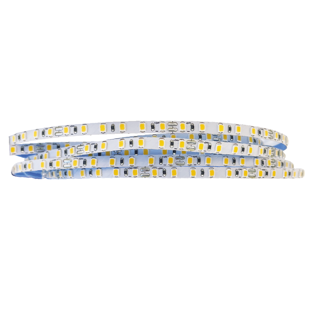 Tira LED 14W 120LEDs/m SMD2835 IP20 Luz Cálida 3000ºK DC24V 5mm 5m