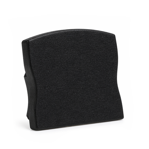 [161714SN] Tapa para perfil sin agujero 161714 NEGRO