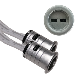 [21450295] SENSOR INTERRUPTOR INDIVIDUAL CON CABLE DE PUERTA DOBLE 12/24V 8mm