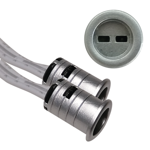 [21550295] Sensor interruptor general con cable de puerta doble 12/24V 8mm