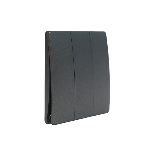 [2210132] Interruptor inalámbrico gris. 3 botones