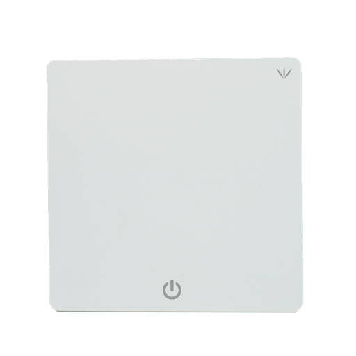 [2210111] Interruptor inalámbrico blanco. 1 botón