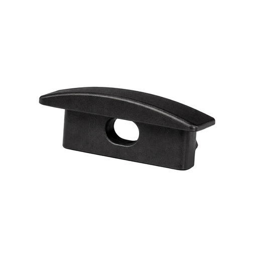 [1625082S] Tapa negra con agujero para perfil 1625082S