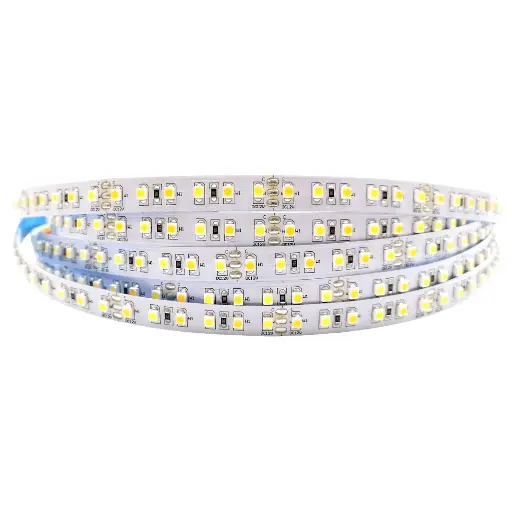 [1051120] Tira LED 9,6W  DC12V 120LEDs/m SMD3528 IP20 3000+6000ºK Luz Dual Cálida y Fría 10mm 5m