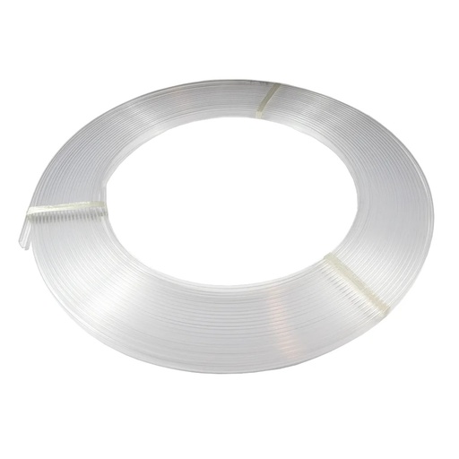 [1601122] Difusor transparente en rollo de 30 m. para perfiles LED con ancho de 12,5 mm.
