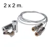 [165000 ] Kit de suspension de 2 mètres pour profilés LED