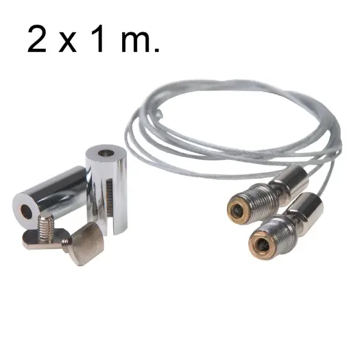 [165001] Kit di sospensione da 1 metro per profili LED