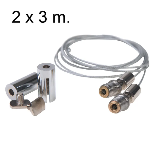 [165013] Kit di sospensione da 3 metri per profili LED