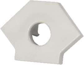 [165022C] Tapa para perfil con agujero 165022