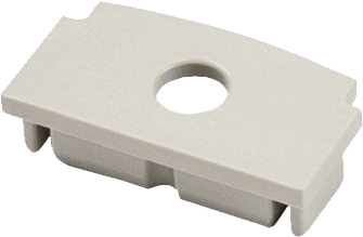 [166214C] Tapa para perfil con agujero 166214