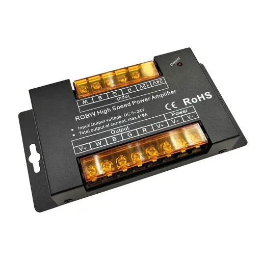 [1812247] Hochleistungs-RGBW-Verstärker DC5V / DC12V: 384W / DC24V: 768W