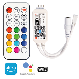 [18532] Controlador RGBW con mando y Wi-Fi, DC12V: 192W / DC24V: 384W