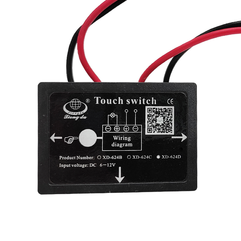 Interruptor táctil invisible y para muebles DC12V: / DC24V: 72W Iludec | Fabricante de perfiles LED, tiras LED y fuentes de alimentación