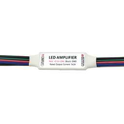 [188129] Amplificador mini RGB DC12V: 72W / DC24V: 144W