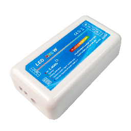 [188441] Controlador 2.4GHz. para RGB y RGBW (3 zonas máx.) DC12V:192W / 24V:384W