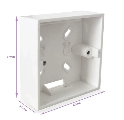 [188600] Aplique de sujeción empotrable para controlador táctil 