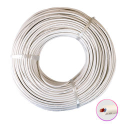 [2412502] Cable DC de 2 hilos monocolor 0.5 blanco para tira led 230v