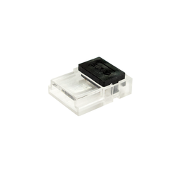 [30403] Conector de tira LED monocolor IP20  de 10 mm. a cable de 2 hilos