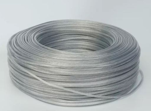 [241251] ﻿Cable  DC de 2 hilos para tiras LED en rollo de 100 metros. Transparente﻿