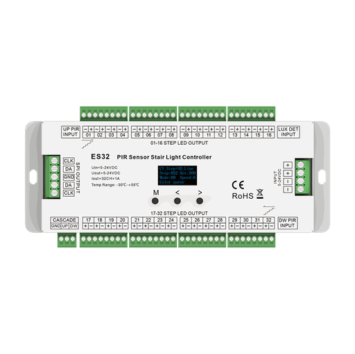 [201311] Controlador para escalera con sensor PIR. E32