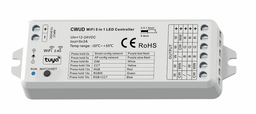 [201236] Controlador Wifi & RF 5 en 1 para tira monocolor, bicolor, RGB, RGBW y RGB+CCT. CWUD