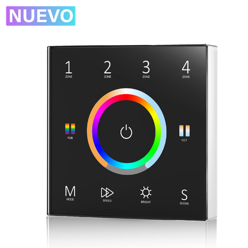 [202162] Mando empotrable universal (5 en 1) inalámbrico 4 zonas. MUPN4