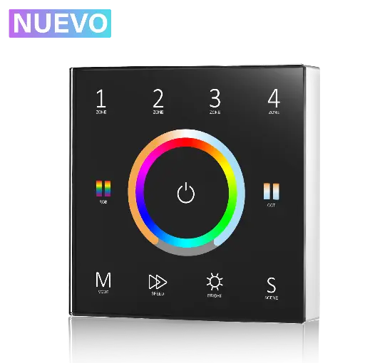 [202162] Mando empotrable universal (5 en 1) inalámbrico 4 zonas. MUPN4