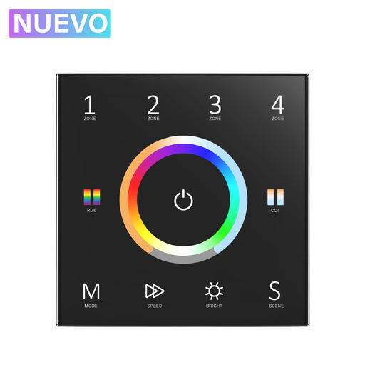 [202562] Mando empotrable universal (5 en 1) para 4 zonas 220V. MUCN4