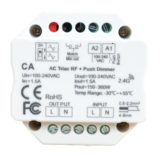 [201151] Controlador AC con RF Triac. CA